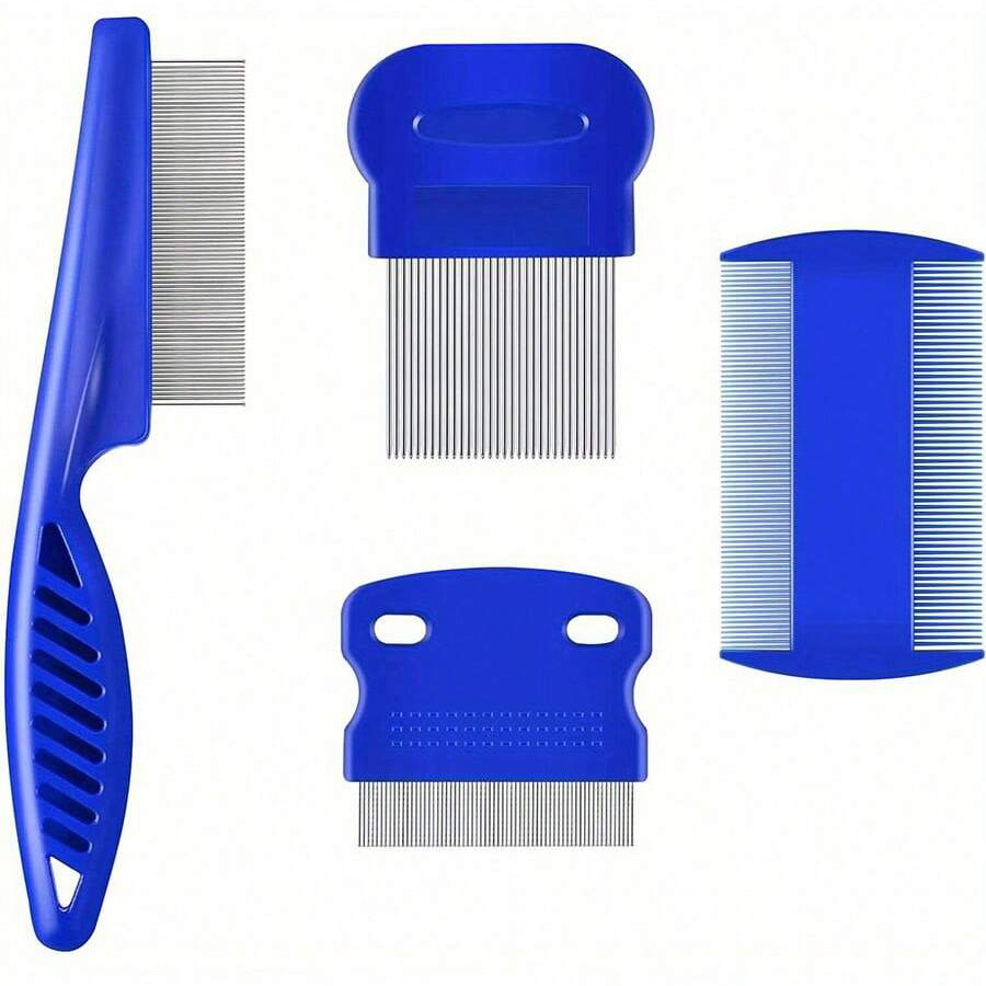 Pet Supplies Dropshipping - 4Pcs/6Pcs Pet Comb Flea Comb Fine-Toothed