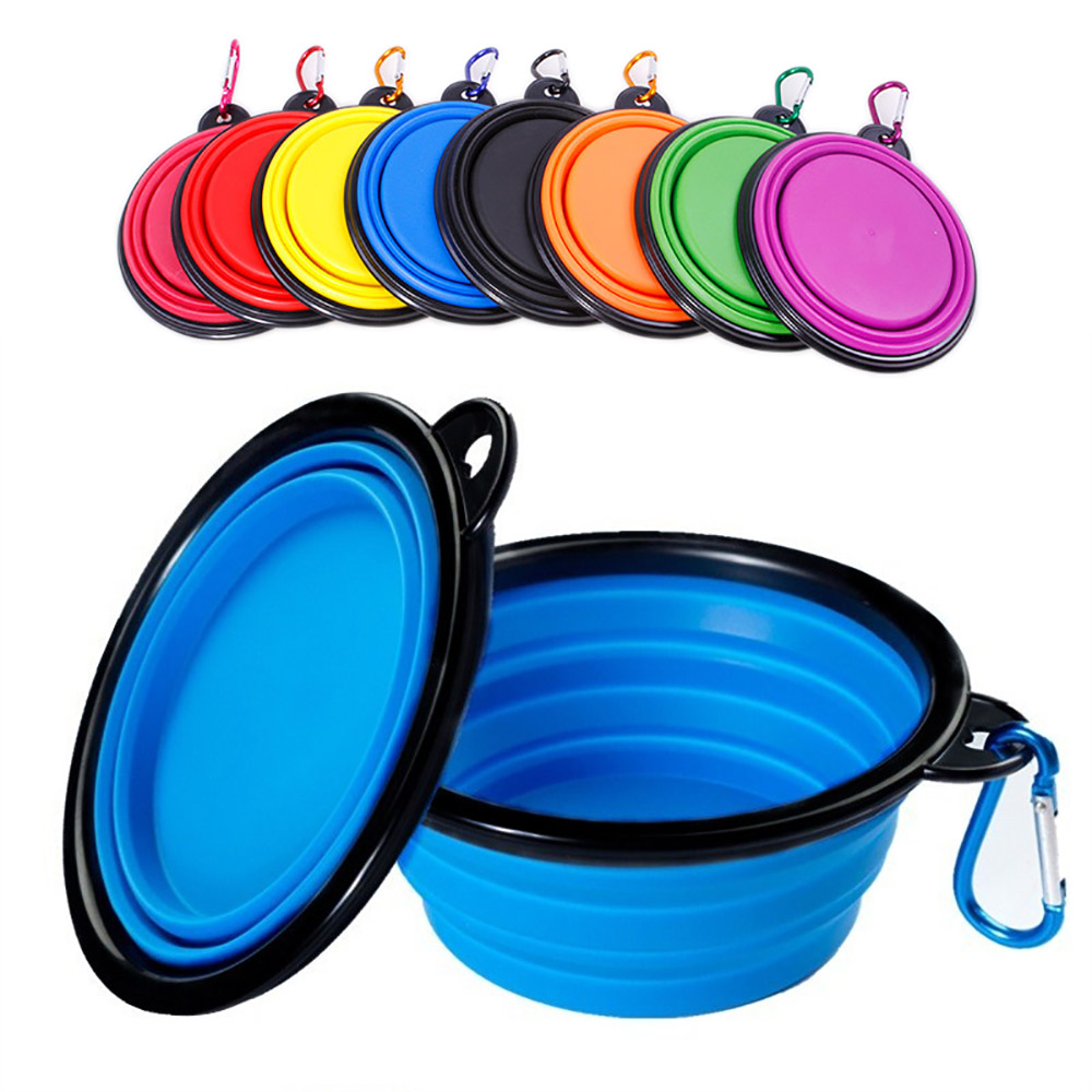 Pet Supplies Dog Food - Collapsible Pet Silicone Dog Food Water