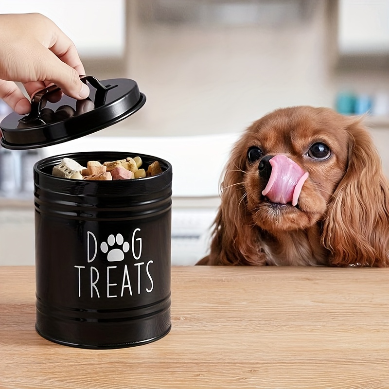 Pet Supplies Dog Food - Metal Dog Treat Container Dog Food