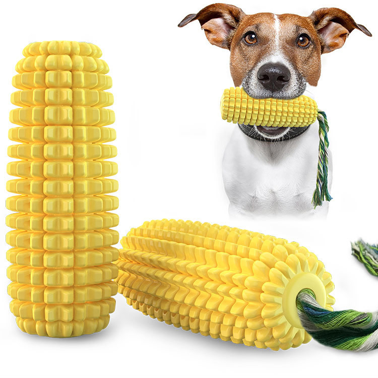 Pet Supplies In Amazon - Squeaky Corn Dog Toothbrush Pet Toy