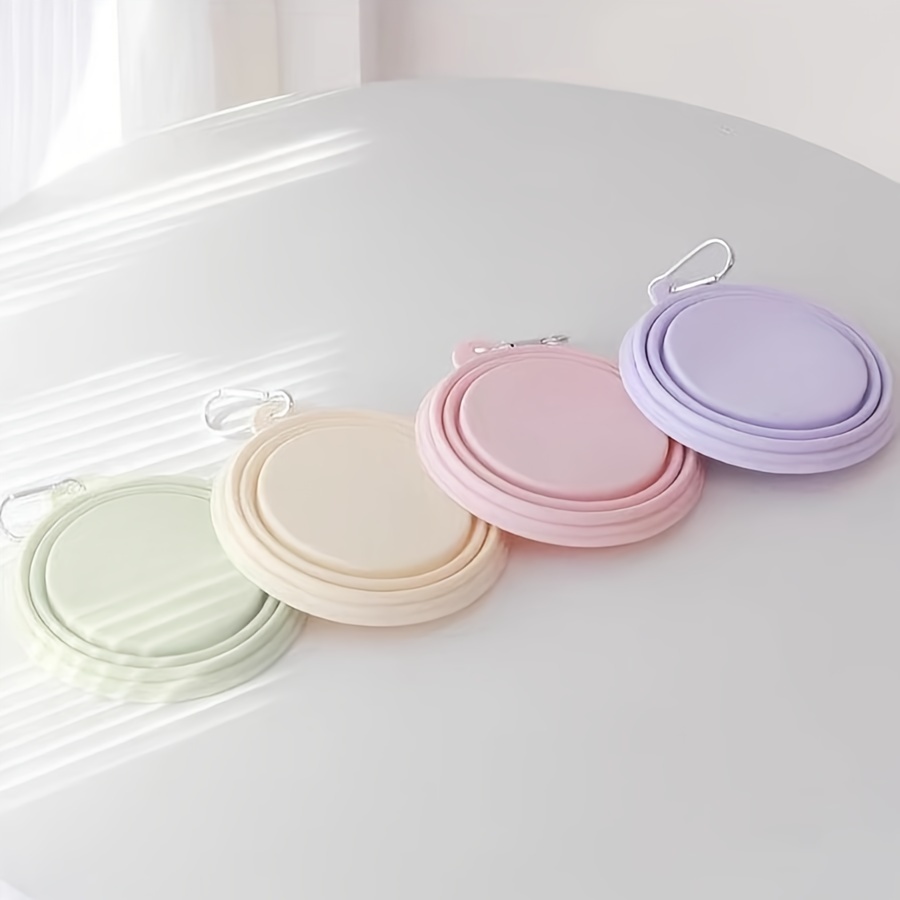 Pet Supplies Dog Food - Portable Foldable Silicone Pet Bowl with