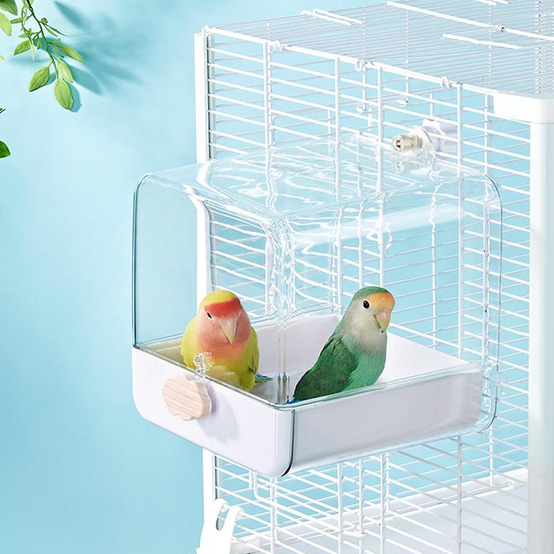 Bird Cage Parrot - Parakeet Bath Parrot Shower Bird Bathtub