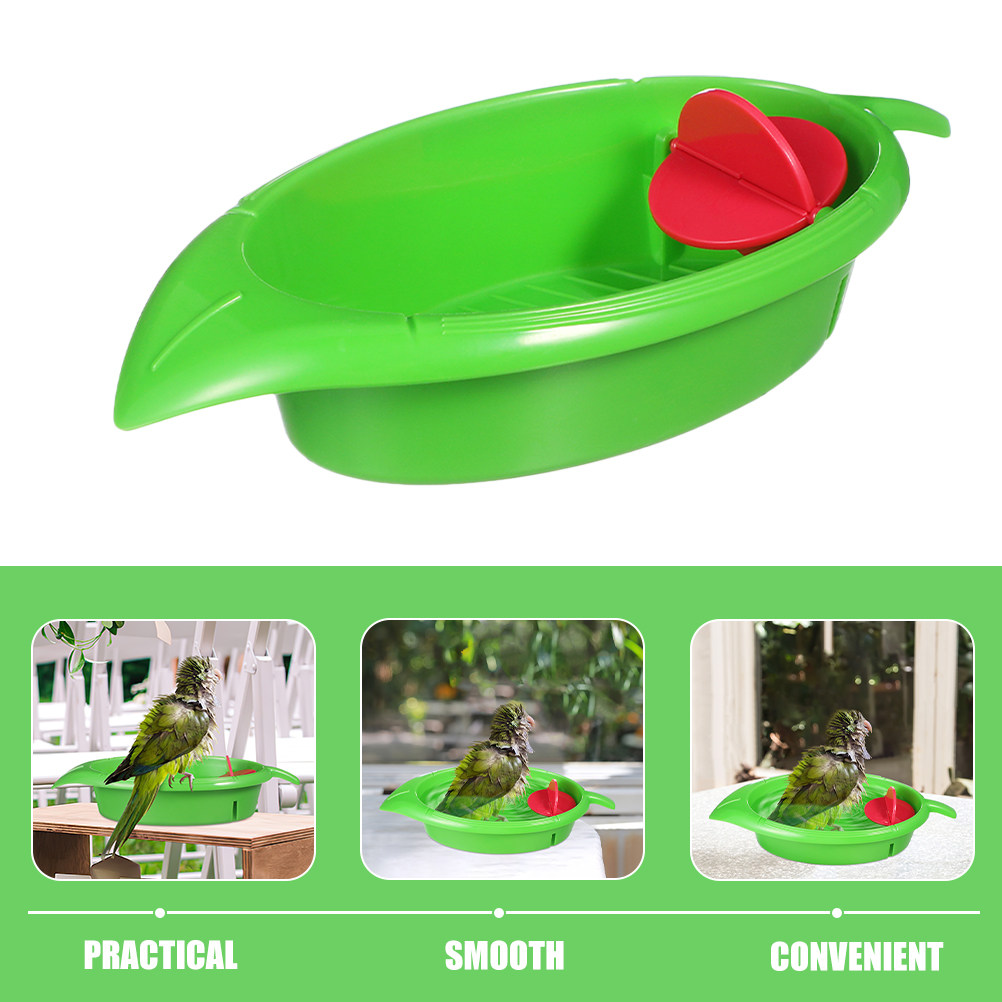 2Pcs Plastic Bird Cage Bathtub - Bird Cage Parrot recension och pris