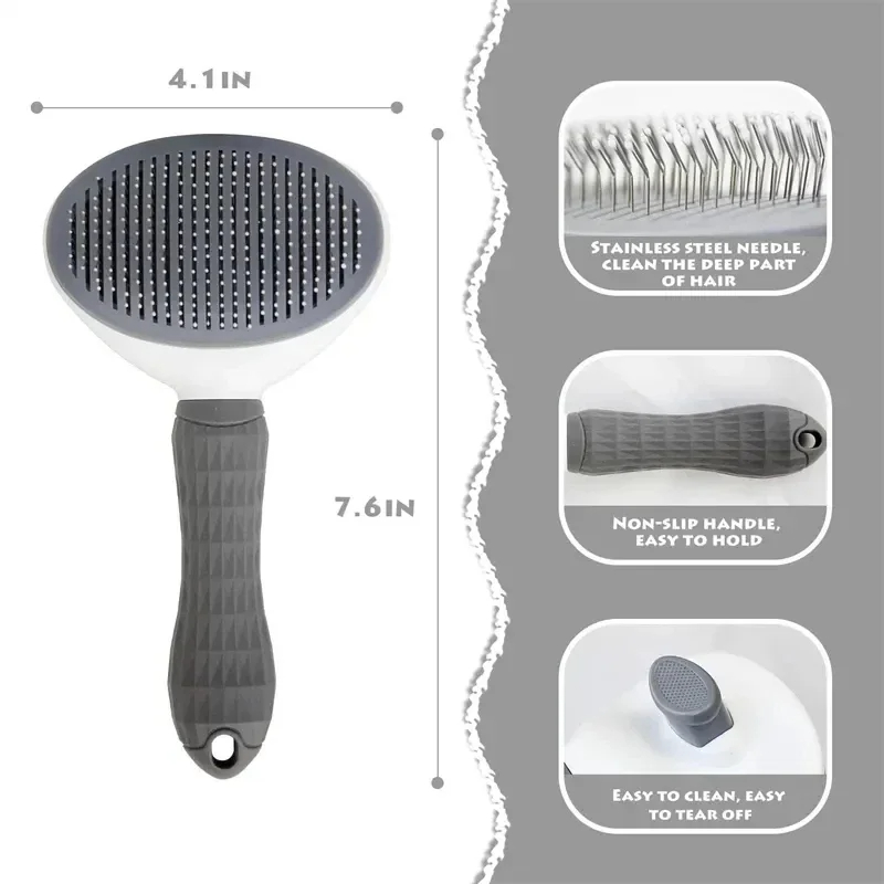 Pet Dog Brush Cat Comb Self Cl - Pet Supplies Dropshipping recension och pris