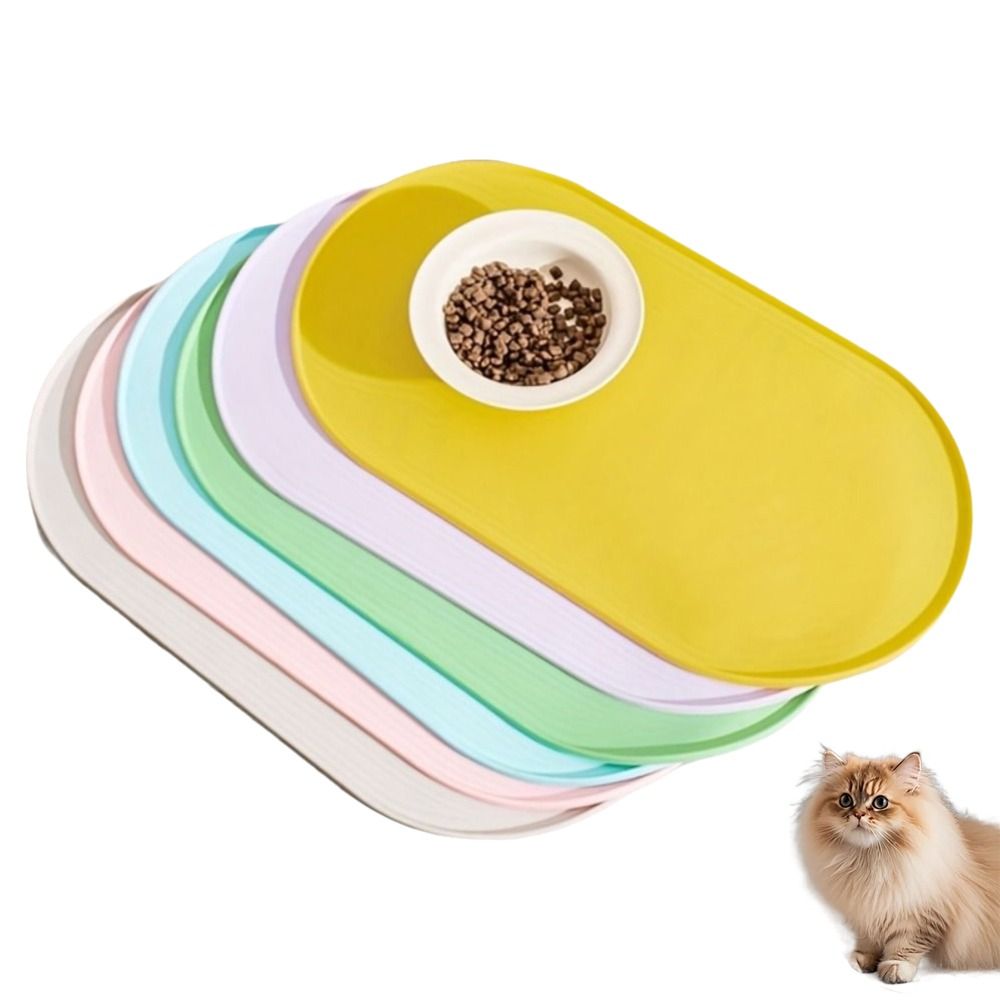 Durable Silicone Pet Food Mat  - Pet Supplies Dog Food recension och pris