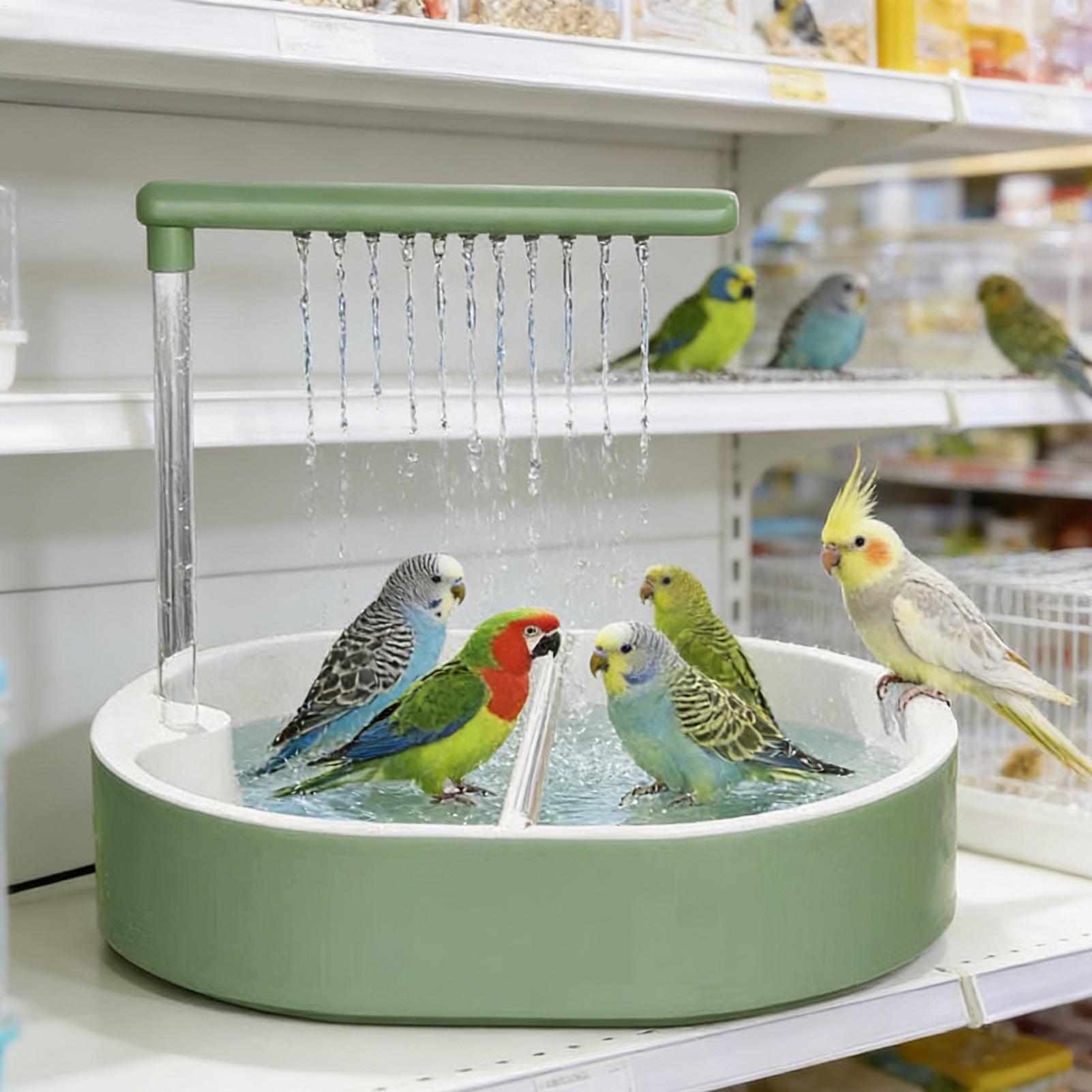 Automatic Bird Bath For Cage U - Bird Cage Parrot recension och pris