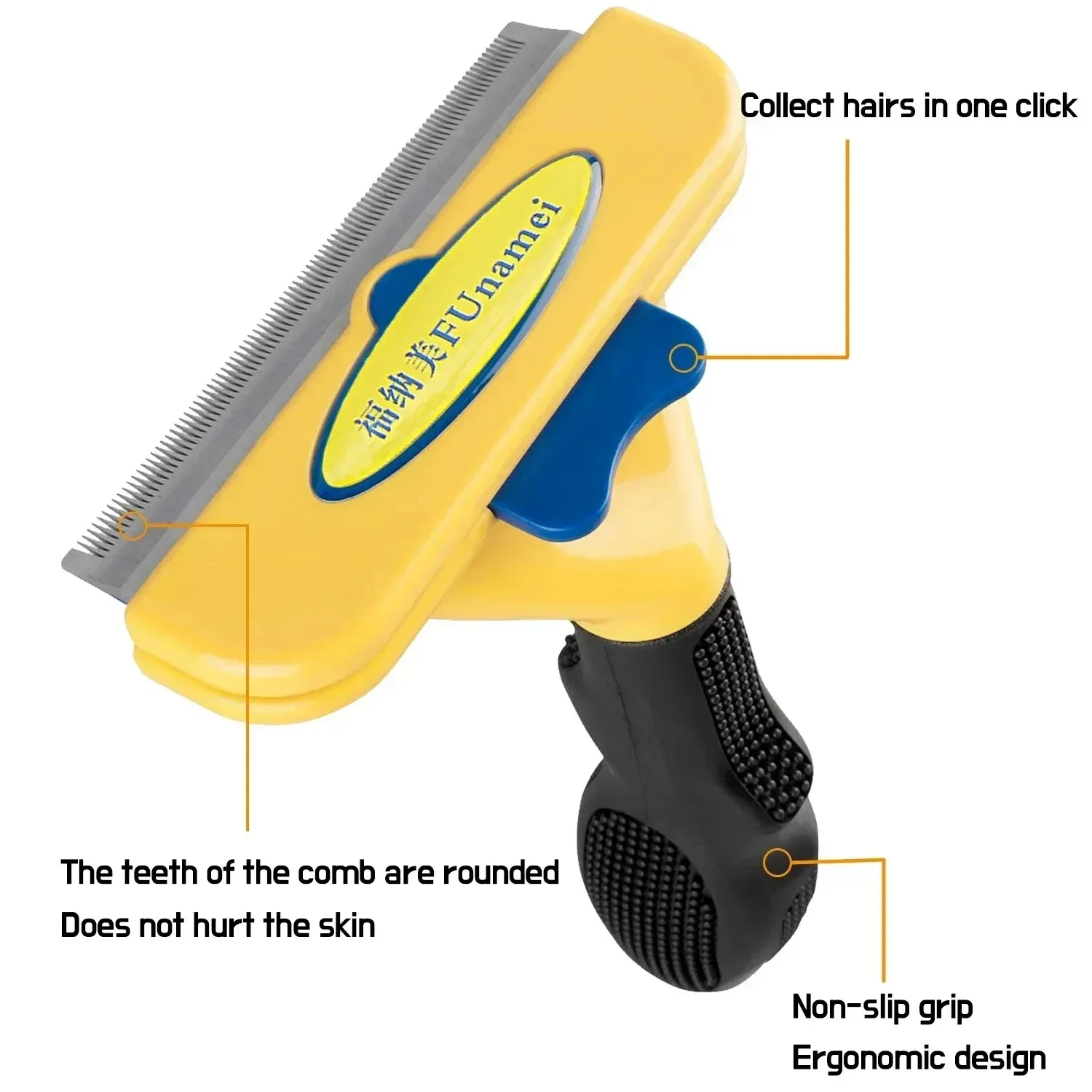 Large Dog Hair Removal Comb Bi - Pet Supplies Dropshipping recension och pris