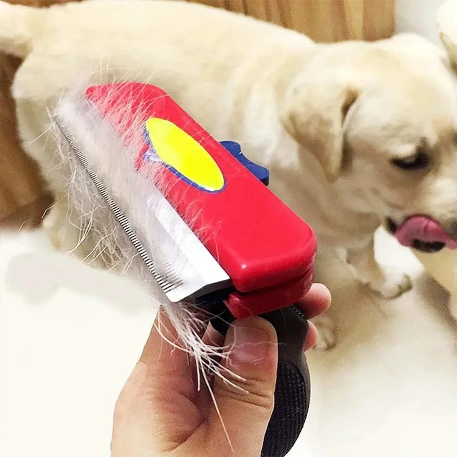 Large Dog Hair Removal Comb Bi - Pet Supplies Dropshipping recension och pris