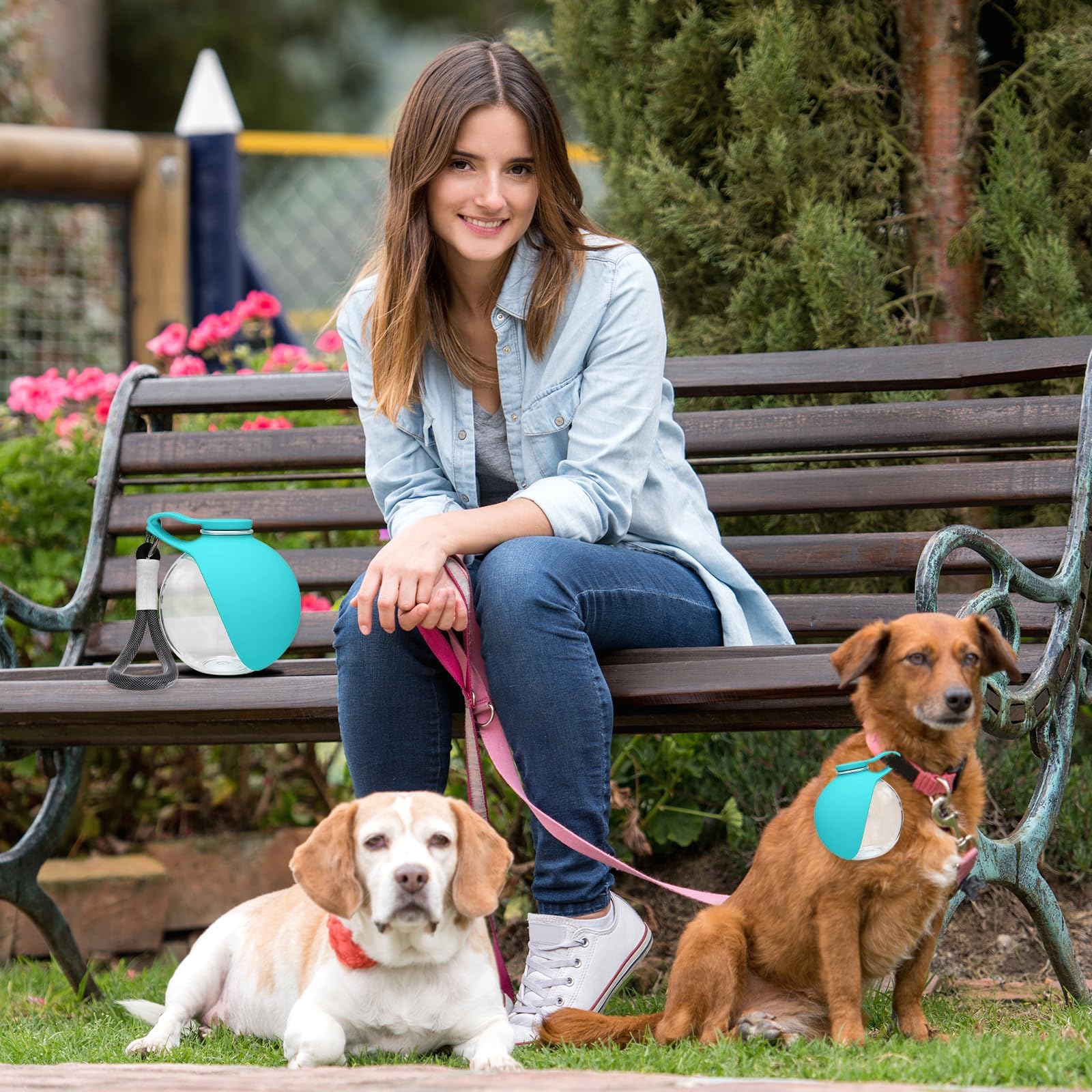 New 2026 2 in 1 Portable Dog W - Pet Supplies Dog Food recension och pris