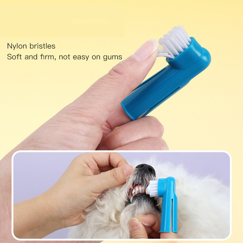 Soft Pet Finger Dog Toothbrush - Pet Supplies Dog Food recension och pris