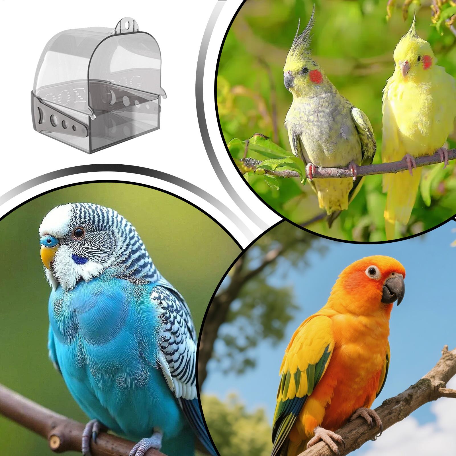 Bird Bath For Cage Detachable  - Bird Cage Parrot recension och pris