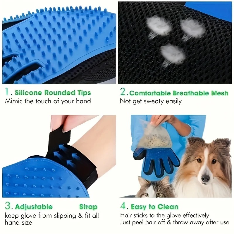 Pet Hair Glove Comb Pet Dog Ca - Pet Supplies Dropshipping recension och pris