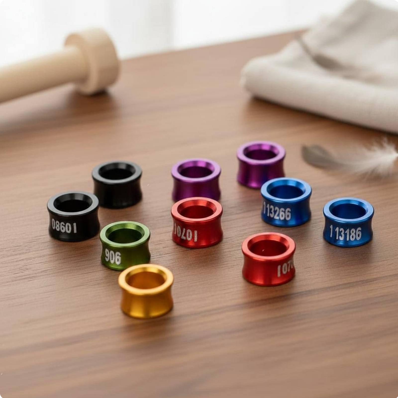 Bird Leg Rings Durable Aluminu - Bird Cage Parrot recension och pris